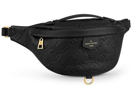 louis vuitton black fanny pack|louis vuitton black bum bag.